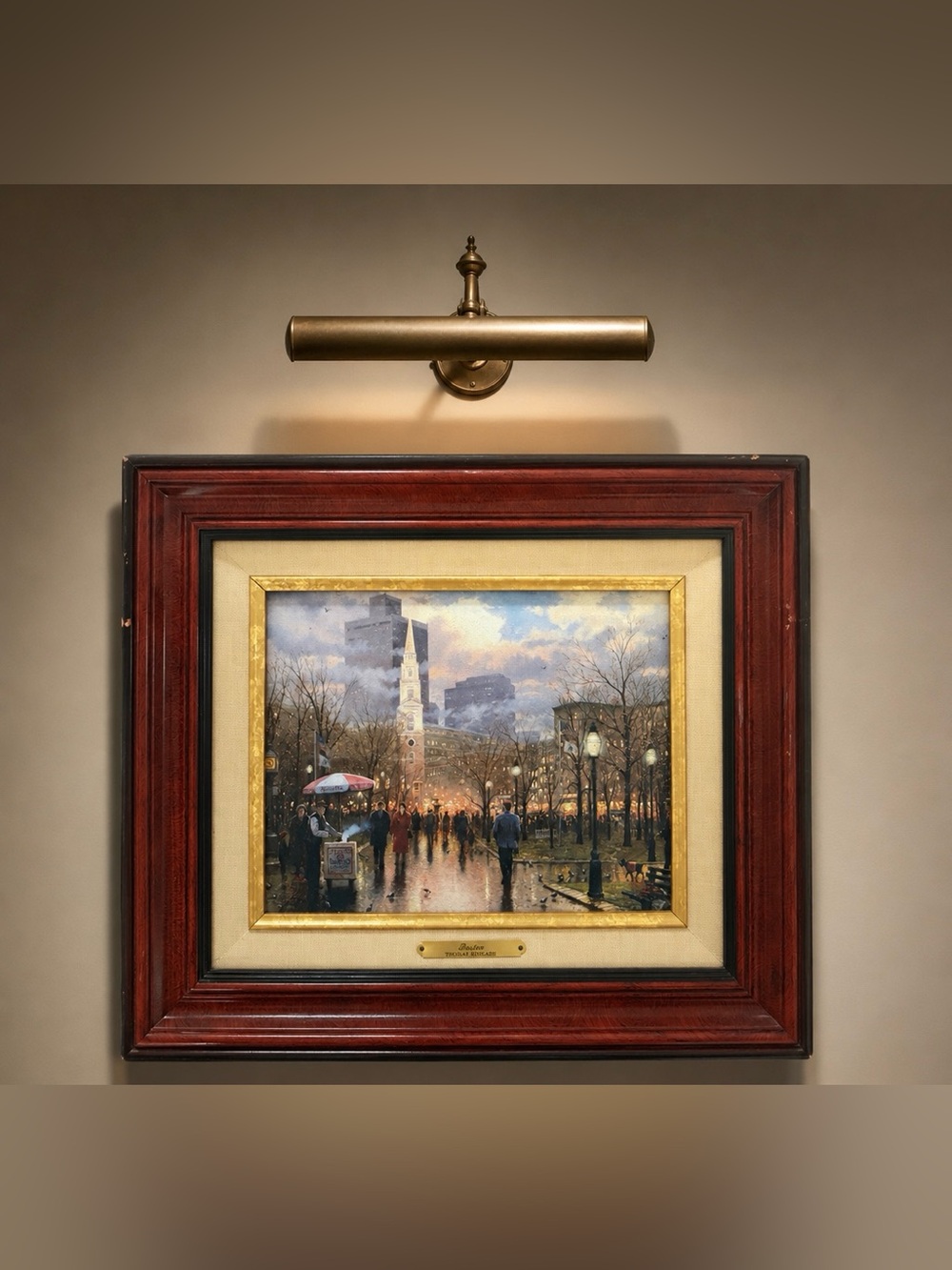 Boston By Thomas Kinkade Oil Painting Classic Collection Image in 1999